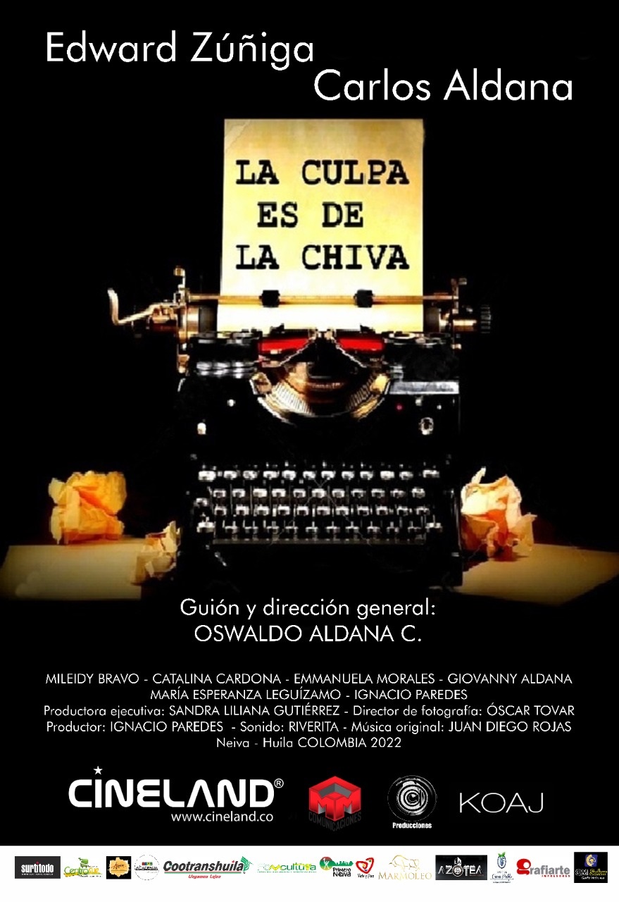 Póster del cortometraje La culpa es de la chiva